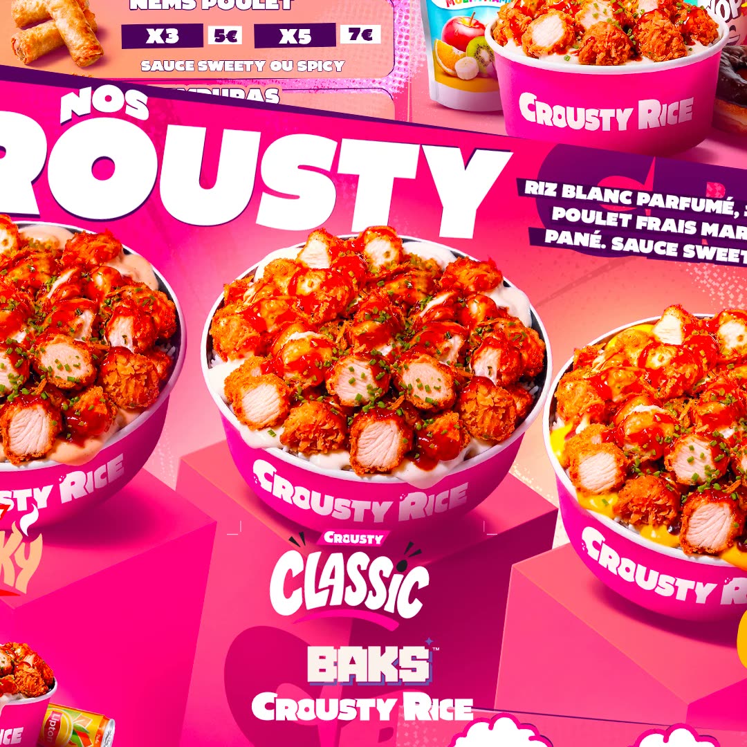 Bowls Crousty Rice